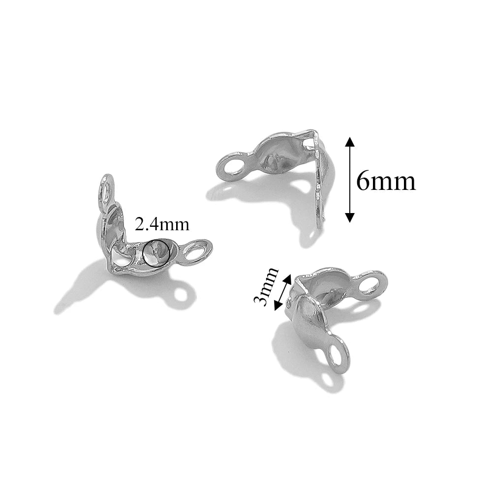 Gold Plated Jewelry Connectors - 50 Pieces