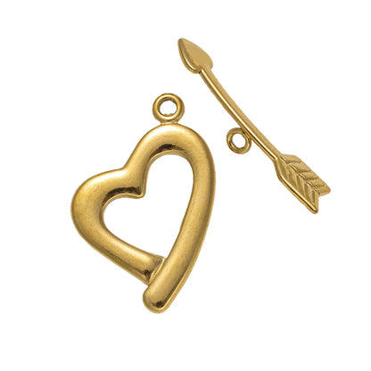 Premium Stainless Steel Toggle Clasps - 5 Sets