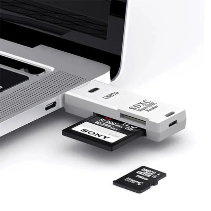 High-Speed USB Card Reader - SD & TF