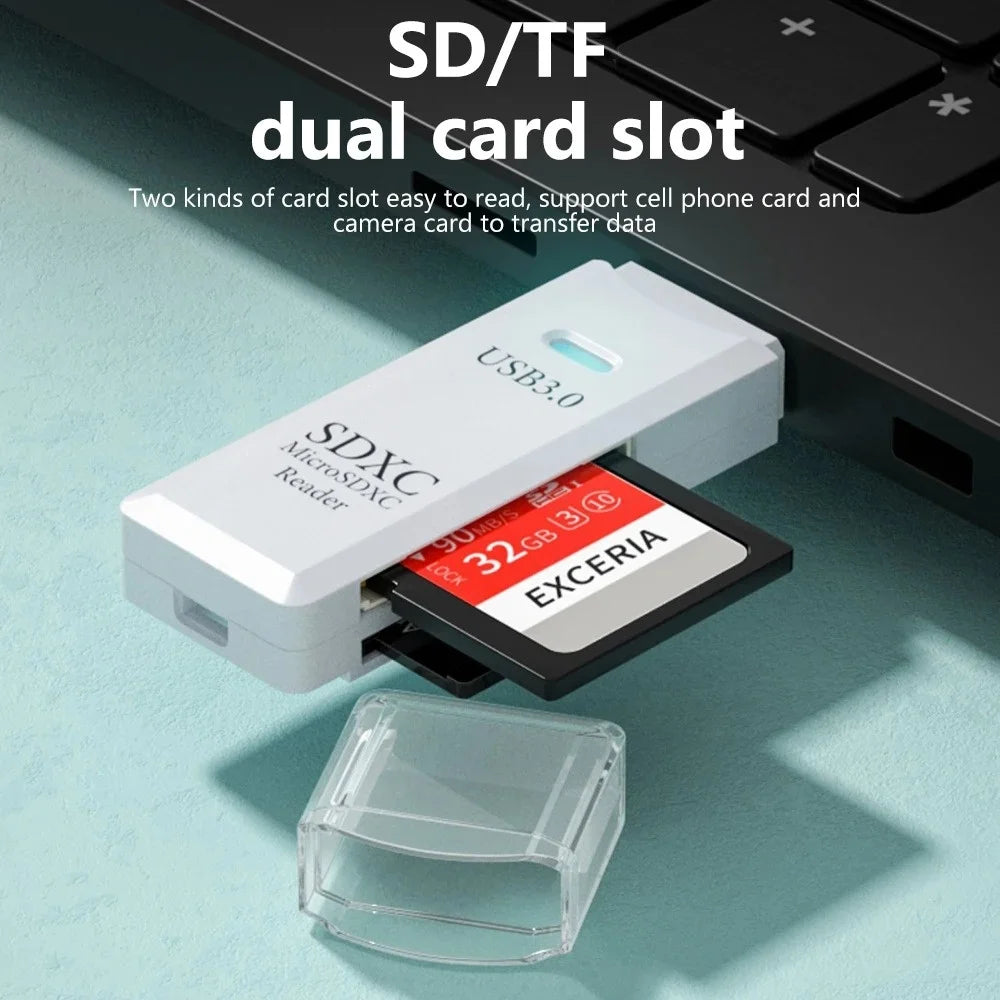 High-Speed USB Card Reader - SD & TF