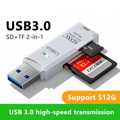 High-Speed USB Card Reader - SD & TF