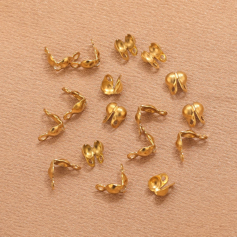 Gold Plated Jewelry Connectors - 50 Pieces