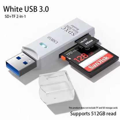 High-Speed USB Card Reader - SD & TF